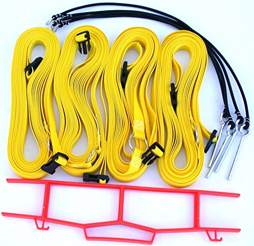 Home Court 1-inch Adjustable 8-Meter Grass Setup Boundary - M817AG - color: Yellow