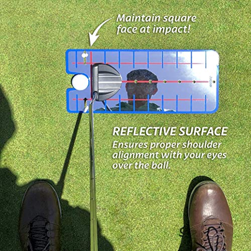 GoSports Golf Putting Alignment Mirrors - Designed by Golfers for Golfers - size: 16" XL