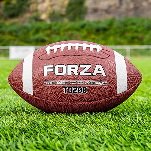 FORZA Kick Stick Football Holder Kicking Tee | Portable & Foldable Football Kicking Holder with Carry Bag for Field Goal & Kickoff Practice – Optional Ball and Kicking Net - size: Youth Ball, style: With Net