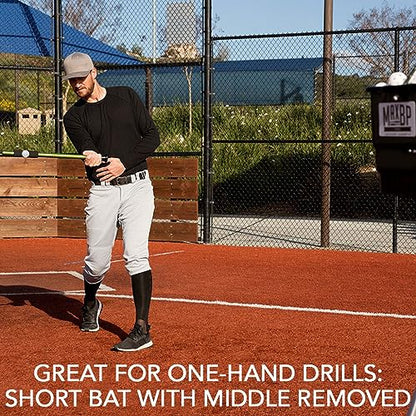MaxBP BetterBat Baseball and Softball Vision Training Bat - size: 33" 21.5oz Complete Bat