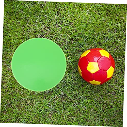 INOOMP 8pcs Markers for Sports Training Landmark Pads Red Yellow Green for Soccer Basketball Football and Classroom Activities