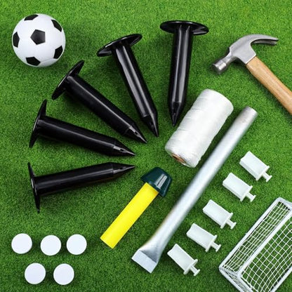 1 Set Soccer Field Marking Kit Athletic Field Layout Systems Kits for Football, Baseball, Soccer & Other Sports Supplies, Perfect for Striping Straight Lines