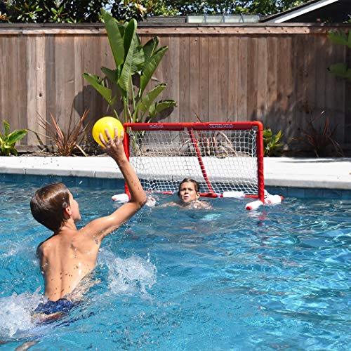 GoSports Floating Water Polo Game Set - Must-Have Summer Pool Game Includes Goal and 3 Balls