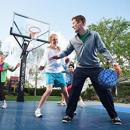 Official Rubber Basketball Outdoor Indoor Mens Basketball Ball Size 3/4/5/6/7 for Kids Youth Teen Boys and Girls Gift Ideas(Without Pump)