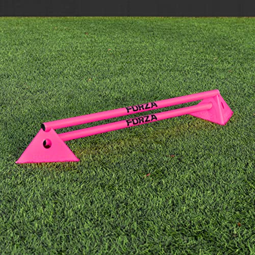 FORZA Cone & Hurdle Training Sets | Improve Your Speed & Agility Skills - Available in 3 Styles and 8 Colors - color: Pink, style: Tri Super Cone
