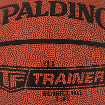 Spalding TF-Trainer Weighted Basketballs |Improve Dribbling & Passing Strength| Available in 3 or 6 Pound Weights - color: 3 Pound - Brown, size: Size 6 - 28.5"
