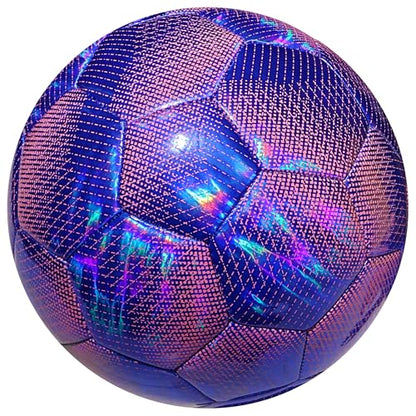 EVZOM Futsal Ball,Futsal Soccer Ball Size 4 for Adult Indoor Training(Purple)