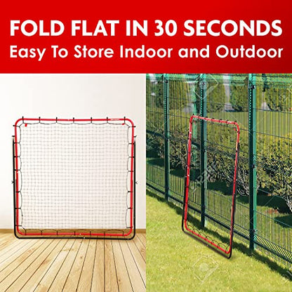 Soccer Rebounder, Kickback Rebound Net - Football Training Gifts, Aids & Equipment for Kids, Teens & All Ages, Perfect Storage