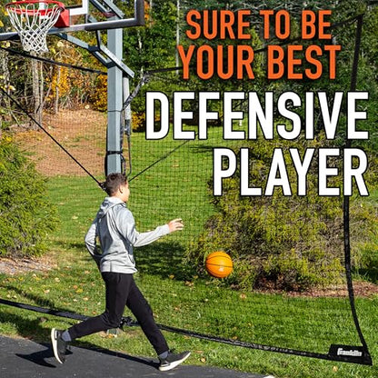 Franklin SportsBasketball Pass Back Rebounder - color: Black, size: 14' X 8'