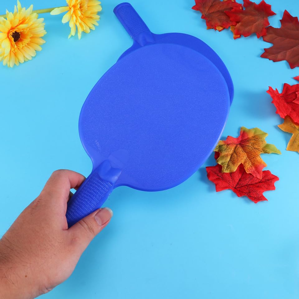 Kids Table Tennis Rackets Set of 2 Plastic Ping Pong Paddles Lightweight with Anti-Skid Grip for Children Practice Training and Indoor Outdoor .03X5.90In