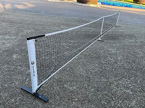 Pickleball Nets, 22 FT Regulation Size Portable Outdoor Picklenet Tennis Net with Carrying Bag for Driveway Backyards
