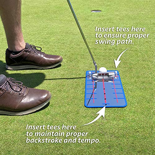 GoSports Golf Putting Alignment Mirrors - Designed by Golfers for Golfers - size: 12" Standard