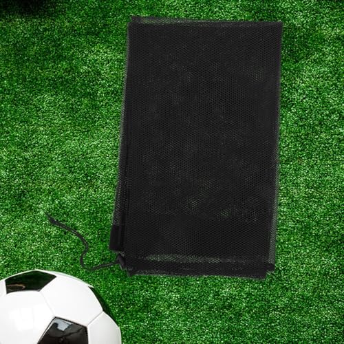 UPKOCH Heavy-duty Mesh Ball Bag Large Capacity Drawstring Sports Ball Storage Bag with Single Shoulder Strap for Basketball Volleyball Soccer Team Sports Equipment