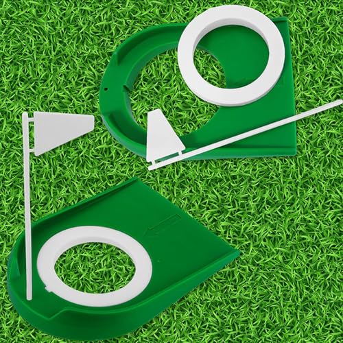 Authentic Golf Putting Practice Mat Automatic Ball Return and Direction Line for Real Green Feel Indoor Outdoor Training