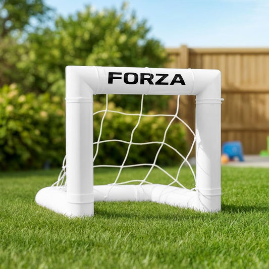 FORZA Toddler Mini Soccer Goal | 16in Training Target Goal for Preschoolers | Durable PVC Frame with UV-Stabilised Net - Perfect for Early Skills, Garden Play & Shooting Drills