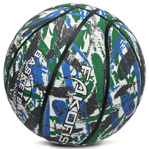 Kids Youth Basketball Size 3/4/5 (22''/25.5"/27.5") Premium Rubber Basketball for Boys Girls Age 3-14 Indoor Outdoor Pool Play (Gift for Children)