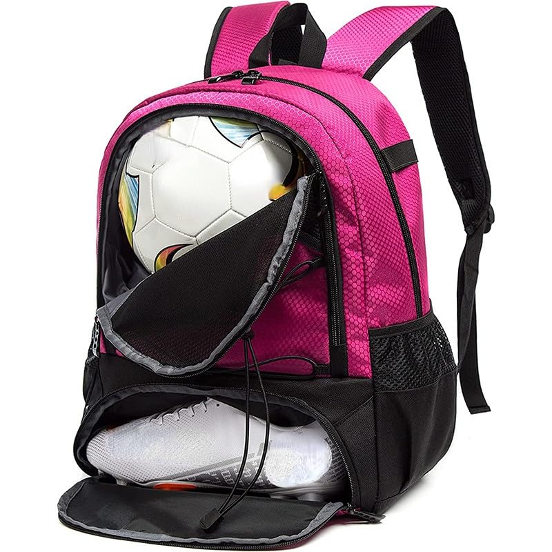 Baseball Softball Equipment Bag with Fence Hook and Shoe Compartment T-Ball Travel Soccer Bag Basketball Backpack Options
