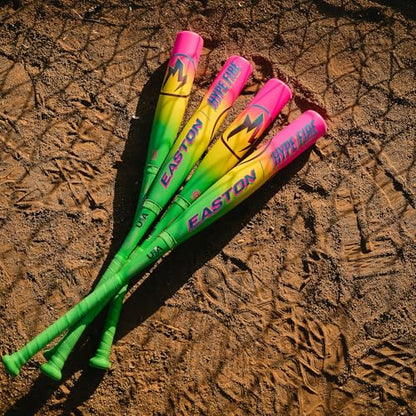 Easton | 2026 | Hype Fire Baseball Bat | USA | -5 / -8 / -10 / -11 Drop | 2 5/8" Barrel | 2 Pc. Composite - color: Green / Yellow / Pink