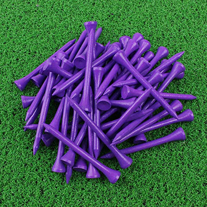 Crestgolf Golf Tee 2-3/4 inch Deluxe Tee Pack of 100
