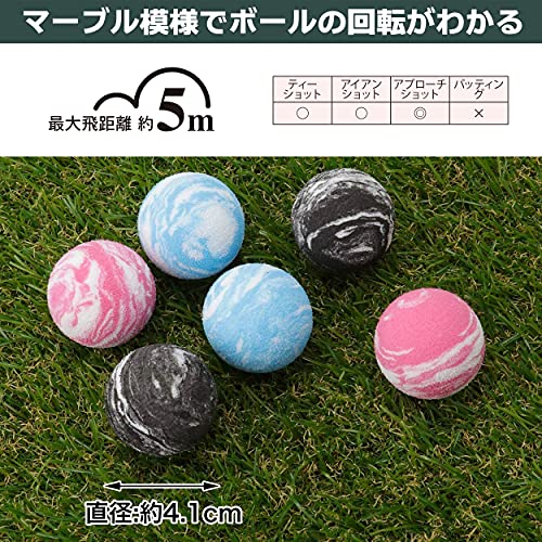 Tabata Golf Practice Ball Approach Training Ball - style: Marble Balls (Pack of 30)