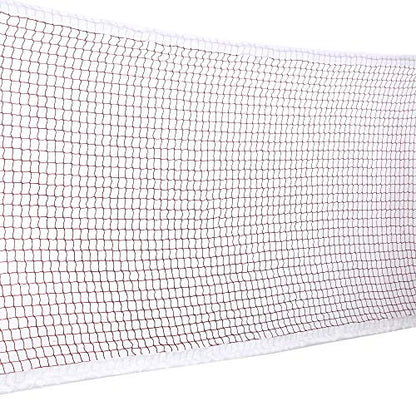 Badminton Net Nylon Portable Tennis Net Set - for Tennis Sport Net for Indoor/Outdoor, Backyard,Schoolyard,Garden, 20 FT x 2.5 FT (Without Frame)