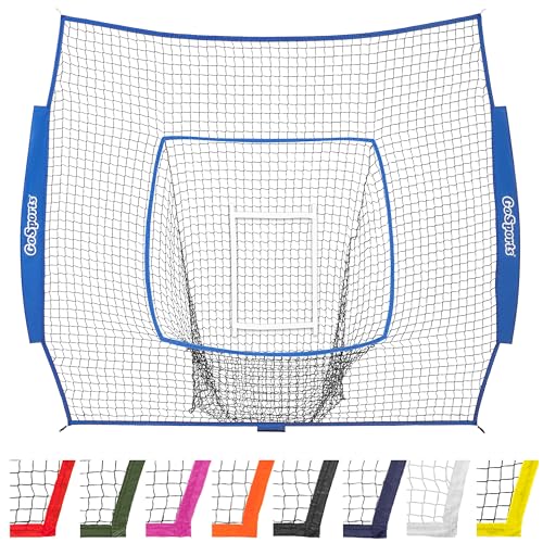 GoSports Replacement 7 x 7 ft Baseball Net - NET ONLY - Frame NOT Included - Choose Your Color - color: Royal