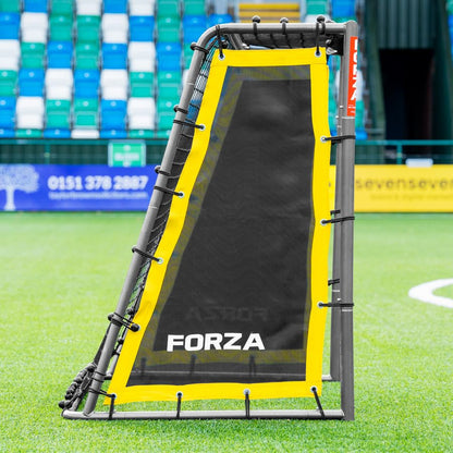 FORZA Steel42 Goal Rebounder Net Kit – Football Training Aid with Durable Double-Sided Net & Side Sheets for Solo Practice & Team Drills - Goal NOT Included - size: 6ft x 4ft