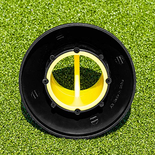 FORZA Telescopic Rugby Kicking Tee (Black & Yellow) (Extends to 2in High) – Improve Your Placekicker’s Aim & Accuracy [Net World Sports]