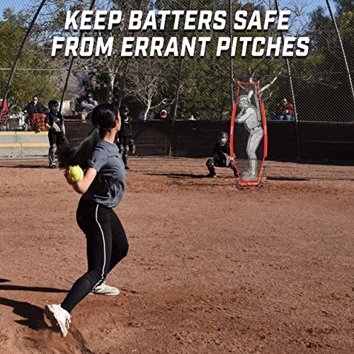 GoSports Baseball & Softball Xtraman Dummy Batter Pitching Training Mannequin - Practice Pitching Aid for Improved Accuracy and Safety - style: Softball