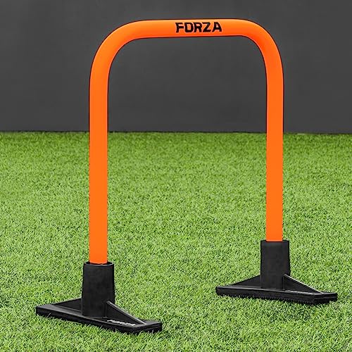 FORZA Pro Soccer Passing Arcs | Set of 4 Elite-Level Soccer Targets to Enhance Passing Techniques & Accuracy - Optional Carry Bag & Bases - color: Orange, size: With Bases