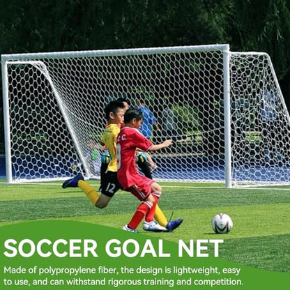 Soccer Goal Net, Soccer Replacement Goal Nets Sports Soccer Goal Post Net Full Size Football Goal Post Netting for Sports Match Training