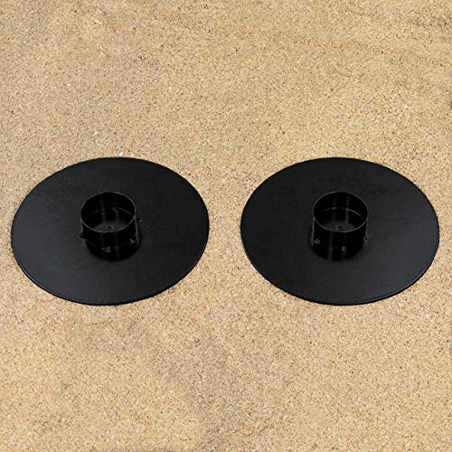 Vermont Portable Volleyball Sets [Beach or Standard] | Volleyball Training Equipment - Volleyball Posts, FIVB Nets, Guy Ropes & Carry Bag | Volleyball Net Outdoor - color: Pro Beach Set