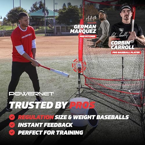 PowerNet Crushers & Weighted Balls, Softball Baseball Hitting Trainer for Improved Speed, Power & Coordination, Batting Practice Baseballs 24 Balls - style: 2.8" Weighted Balls Crushers & Baseballs