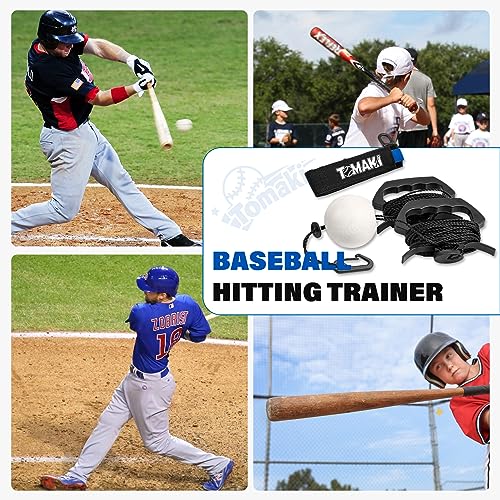 Baseball Training Equipment, Rope Trainer Baseball Batting Practice Equipment, Batting Practice Equipment for Baseball and Softball for Youth, Ideal One-on-One Coaching Tool for Batting Baseball