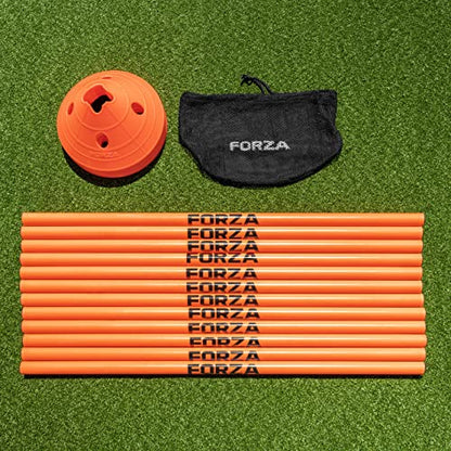 FORZA Cone & Hurdle Training Sets | Improve Your Speed & Agility Skills - Available in 3 Styles and 8 Colors - color: Orange, style: Super Cone