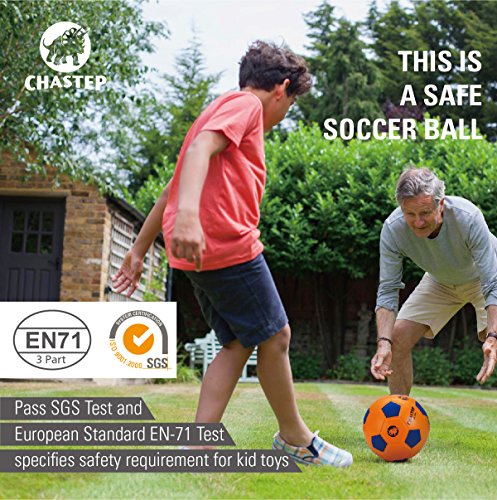 Sports Foam Soccer Ball for Kids or Beginner, 8“ Sponge Soccer Ball, Safe & Soft Kick Play