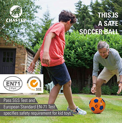 Sports Foam Soccer Ball for Kids or Beginner, 8“ Sponge Soccer Ball, Safe & Soft Kick Play