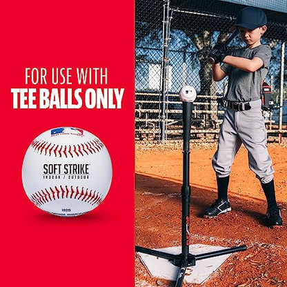 Franklin Sports Kids Teeball Bat - Venom + Barracuda Aluminum + Composite - USA Baseball Certified for Boys + Girls - Youth Metal Bat - Drop -10 to -13