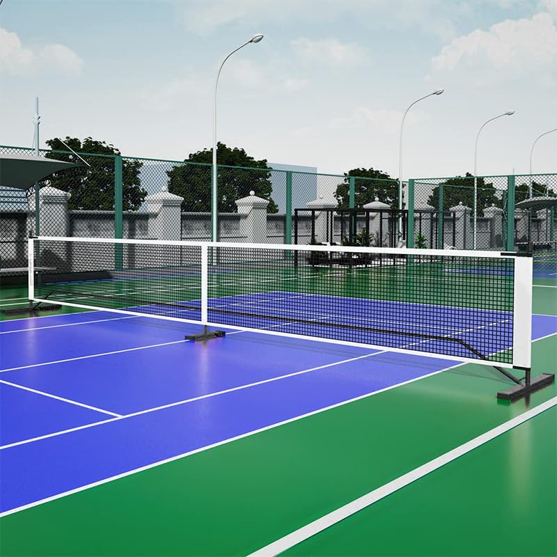 Portable Pickleball Nets Portable, 22 FT USAPA Regulation Size for Full Court System Outdoors Driveway Matches, Easy Setup to Experience Pickleball Game Anywhere