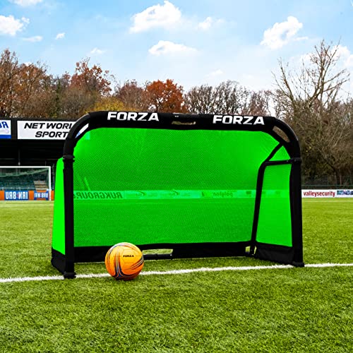 FORZA Aluminum POD Soccer Goals | PRO ALU50 Folding Soccer Goal - Fold-Away & Freestanding Target Goals - x4 Sizes and x9 Colors - color: Green, size: 4ft x 2.5ft