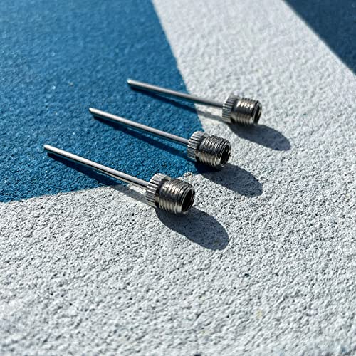 Franklin Sports Metal Inflating Needles - 3 Pack, silver, One Size (3118)
