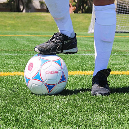 GoSports Premier Soccer Balls - Single or 6 Pack - Sizes 3, 4, 5, with Ball Pump - size: Single Ball - Size 3