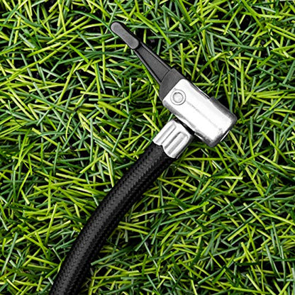 FORZA Electric Ball Pump [120V] - Quick & Easy Soccer Ball/Tyre Inflation | Triple Pressure Gauge (PSI, KPA & BAR) - US, UK, EU Adapter Included | Flexible Hose