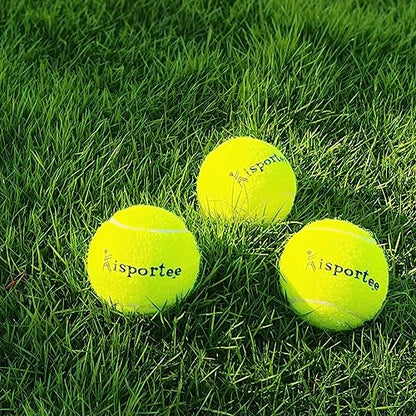 Tennis Balls, 12 Pack Advanced Tennis Ball Practice Balls, Tennis Balls for Dog, Come with Mesh Bag for Transport, Good for Beginner Training Tennis Ball