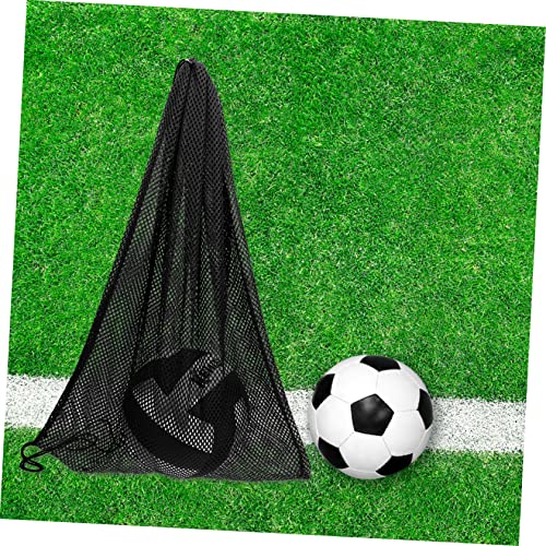 Toddmomy Mesh Bag Portable Sports Duffle Bag Draw Sports Bag Basket Carrying Ball Net Bag Football Bags Gym