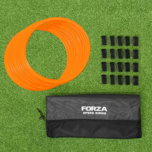 FORZA Agility Rings [12 Pack] | Speed & Agility Training Equipment for Athletes - Available in 10 Colors