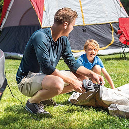 INTEX QuickFill Electric Air Pump: Inflates and Deflates Air Mattresses, Inflatable Kayaks, Boats, Toys - size: 23.0CFM, style: Car Plug - 12v Dc