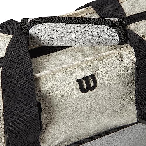 WILSON Lifestyle Tote Tennis Racket Bag - Grey/Blue, Holds up to 2 Rackets