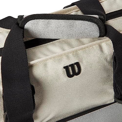 WILSON Lifestyle Tote Tennis Racket Bag - Grey/Blue, Holds up to 2 Rackets