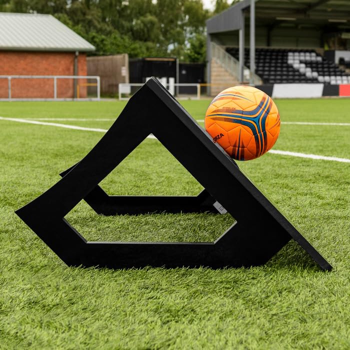 FORZA Soccer Rebound Board | Portable Soccer Rebounder Trainer for Passing & Ball Control Drills, Impact-Resistant HDPE Board [Single or Pair]